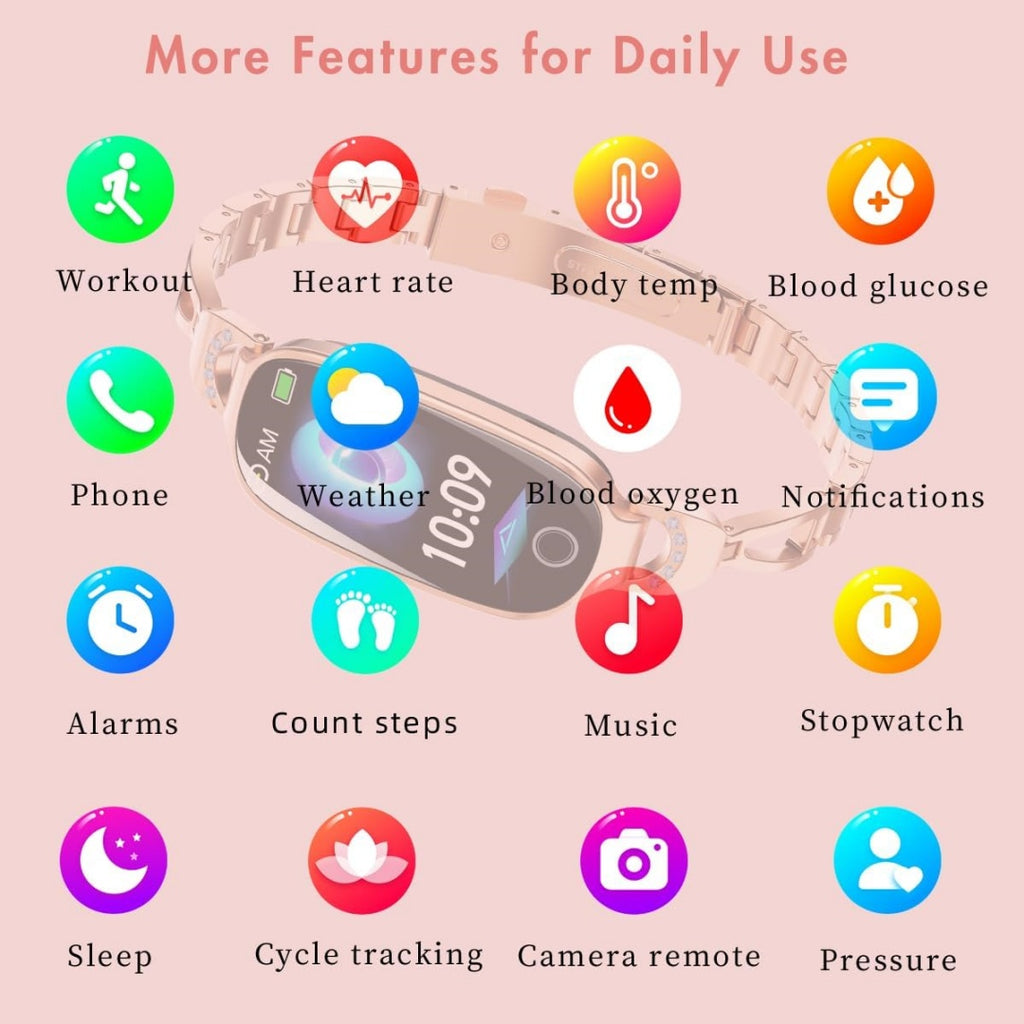 Smart Watch with Menstrual & Health Tracking