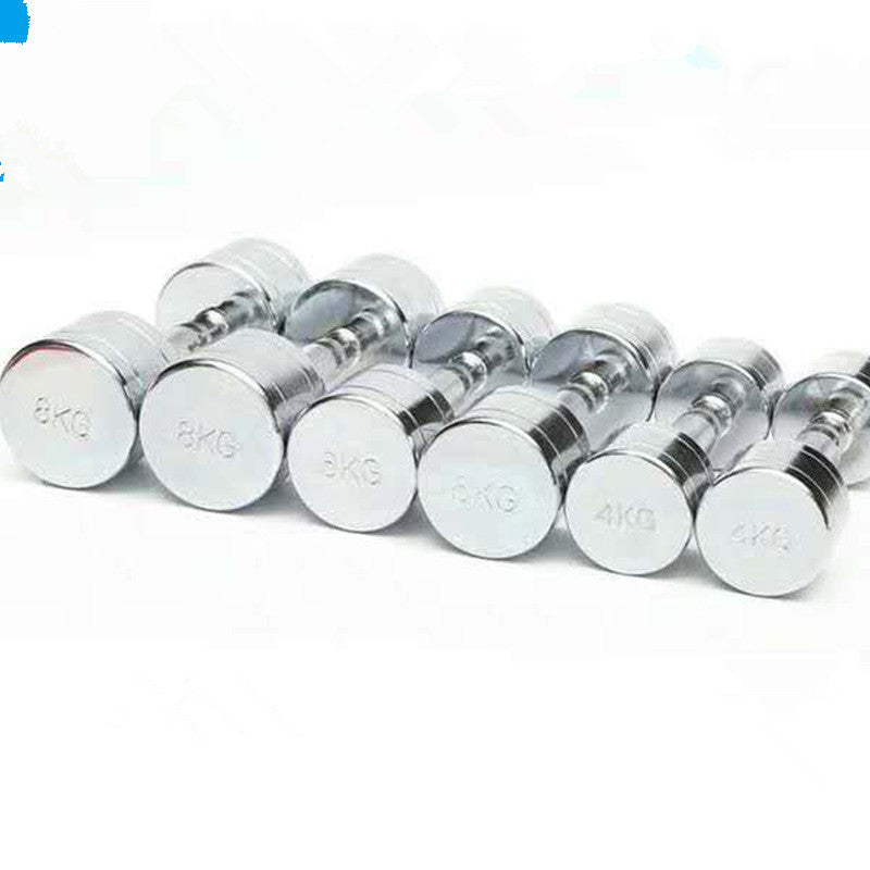 Electroplated Steel Dumbbell Set