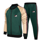 Men's Colorblock Tracksuit Jogging Set