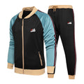 Men's Colorblock Tracksuit Jogging Set