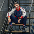Men's Colorblock Tracksuit Jogging Set