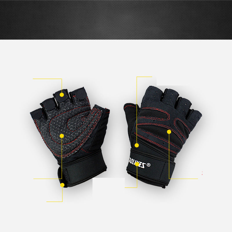 Half-Finger Breathable Fitness Gloves