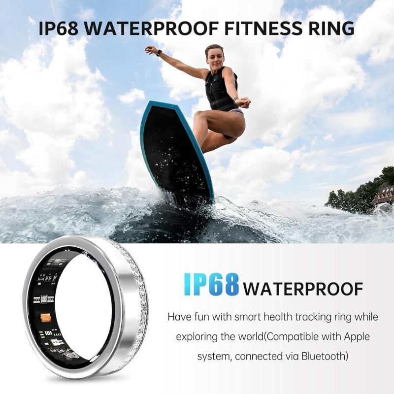Luxury Diamond Smart Health Ring