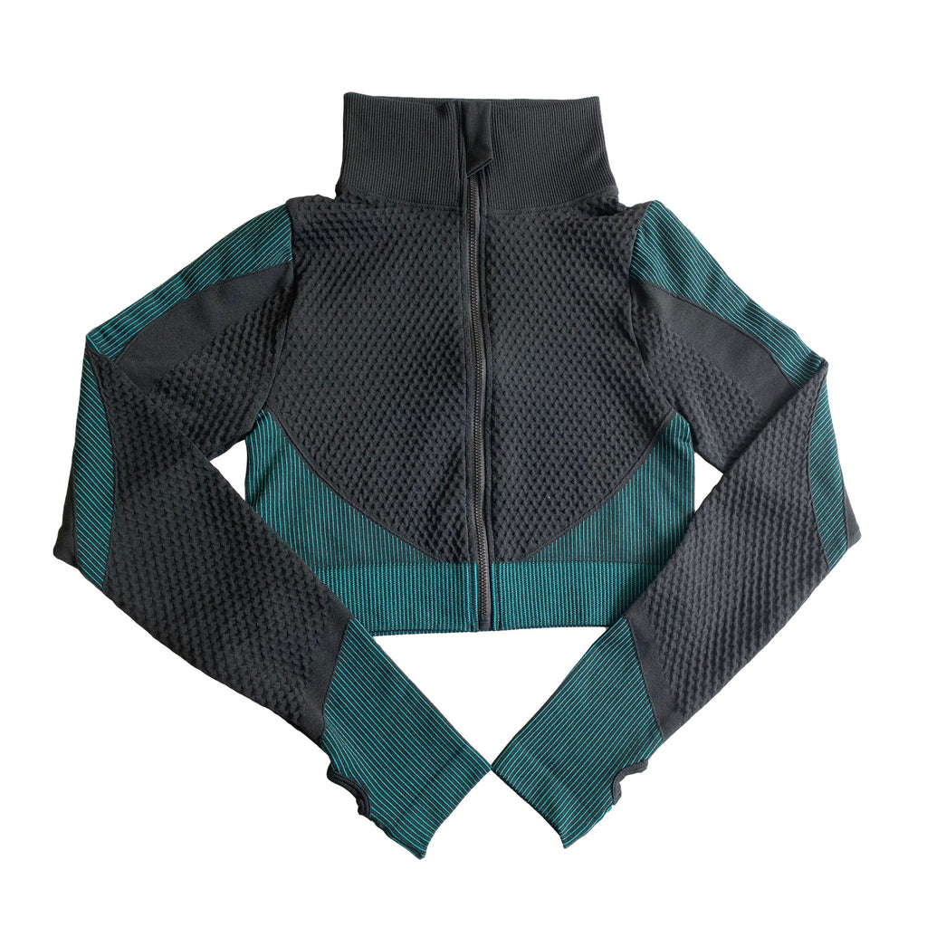 Women's Long-Sleeve Seamless Gym Top