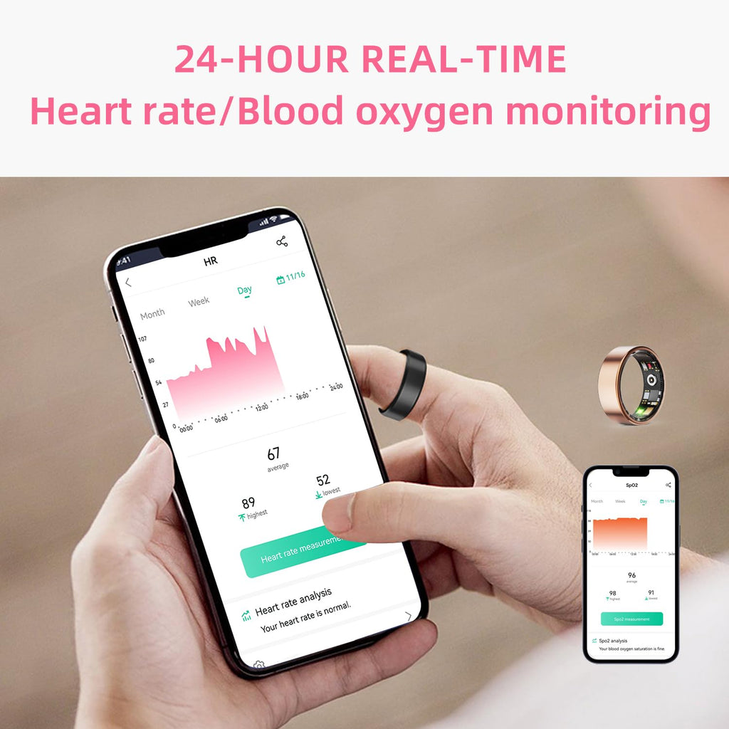 Smart Health Ring – Sleep & Heart Rate Tracker