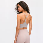 Hollow-Back Pilates Sports Bra
