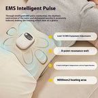 Heat Compress Fitness Massage Belt with EMS Intelligent Pulse features and adjustments for optimal comfort and heating.
