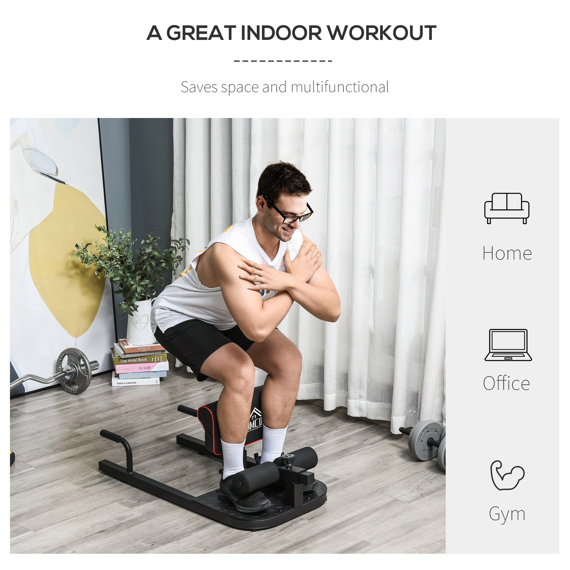 3-in-1 Push-Up Sit-Up Squat Machine
