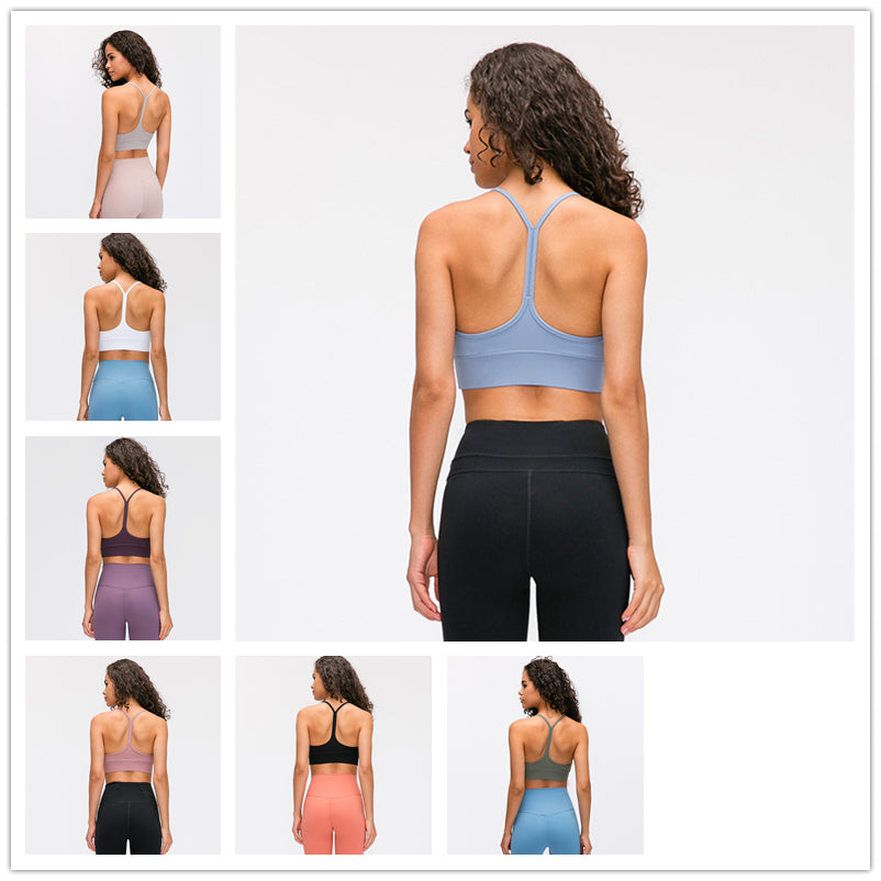 Hollow-Back Pilates Sports Bra