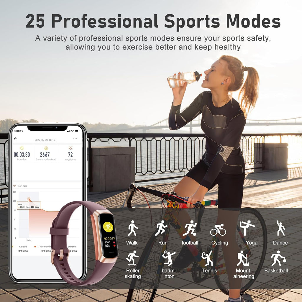Fitness Tracker with Heart Rate & SpO2