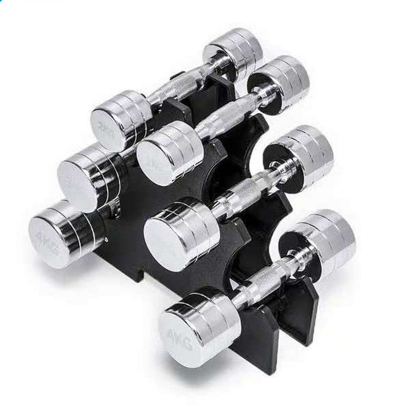 Electroplated Steel Dumbbell Set