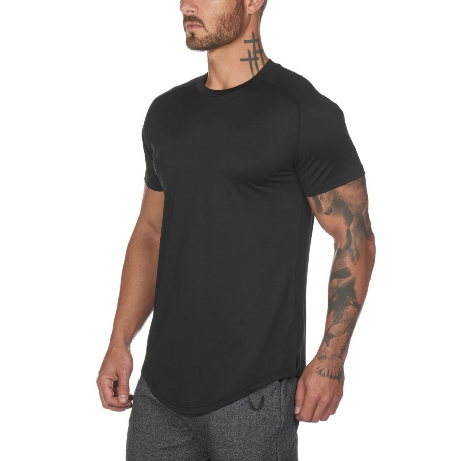 Men's Plain Fitness Training Shirt