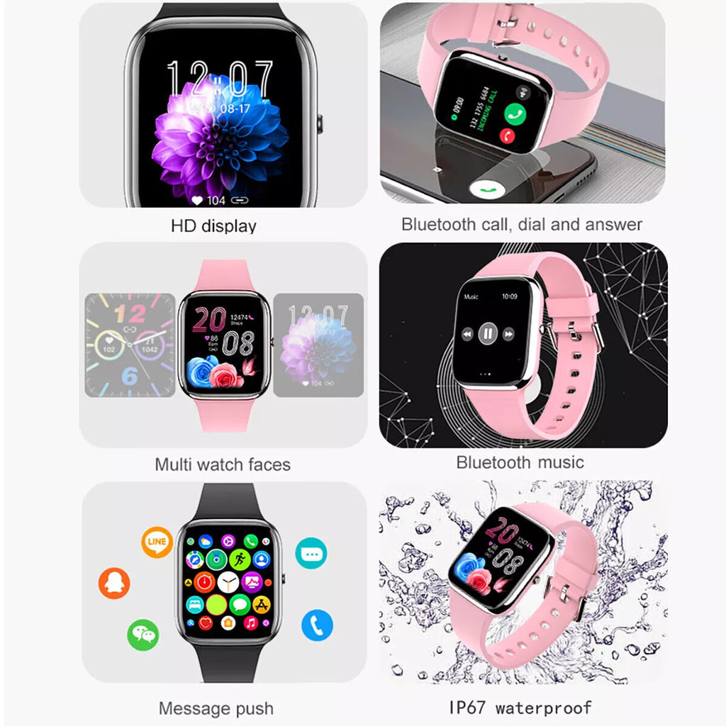 Smart Watch with Blood Pressure & Heart Rate
