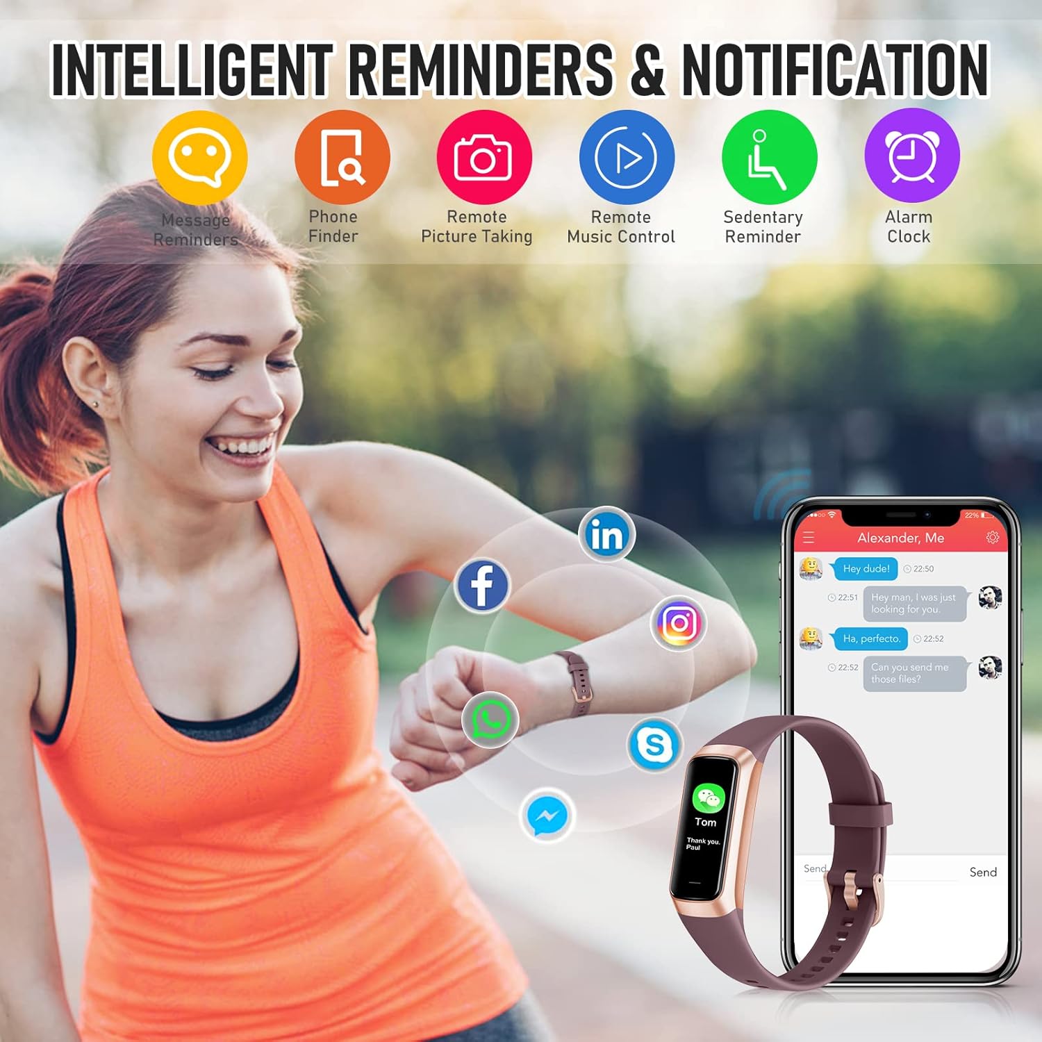 Fitness Tracker with Heart Rate & SpO2