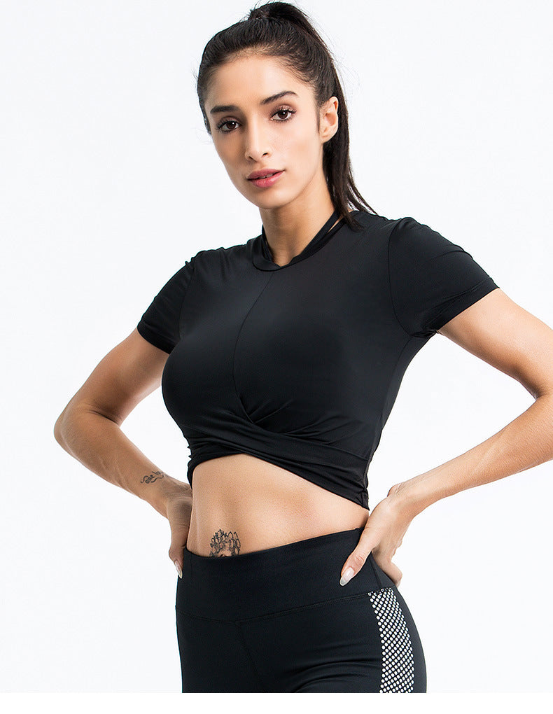 Short-Sleeve Gym Training Suit