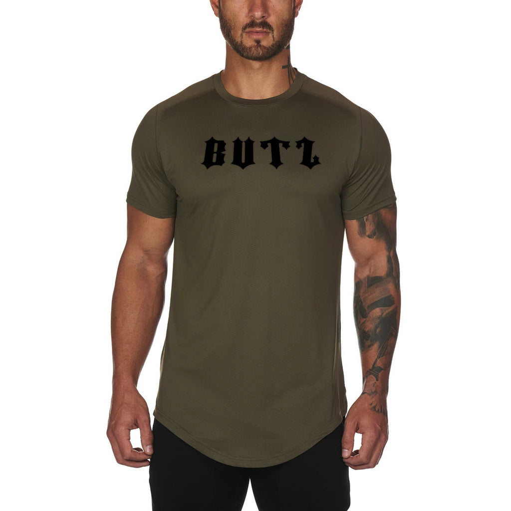 Men's Plain Fitness Training Shirt