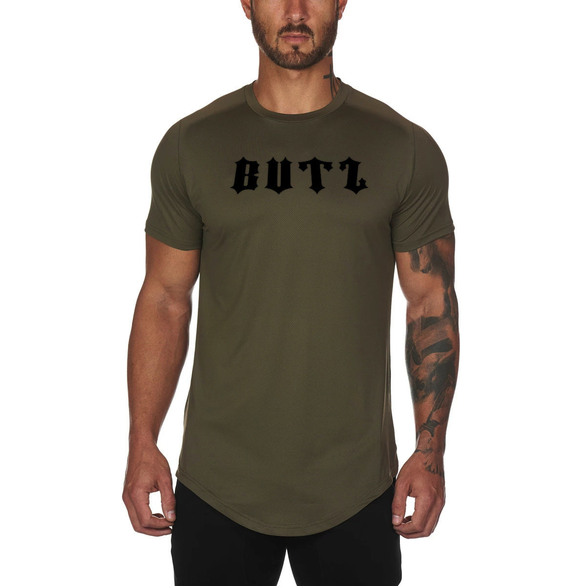 Men's Plain Fitness Training Shirt
