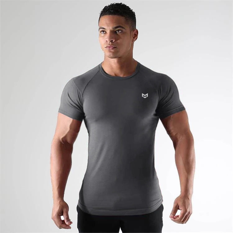 Quick-Dry Short-Sleeve Gym T-Shirt