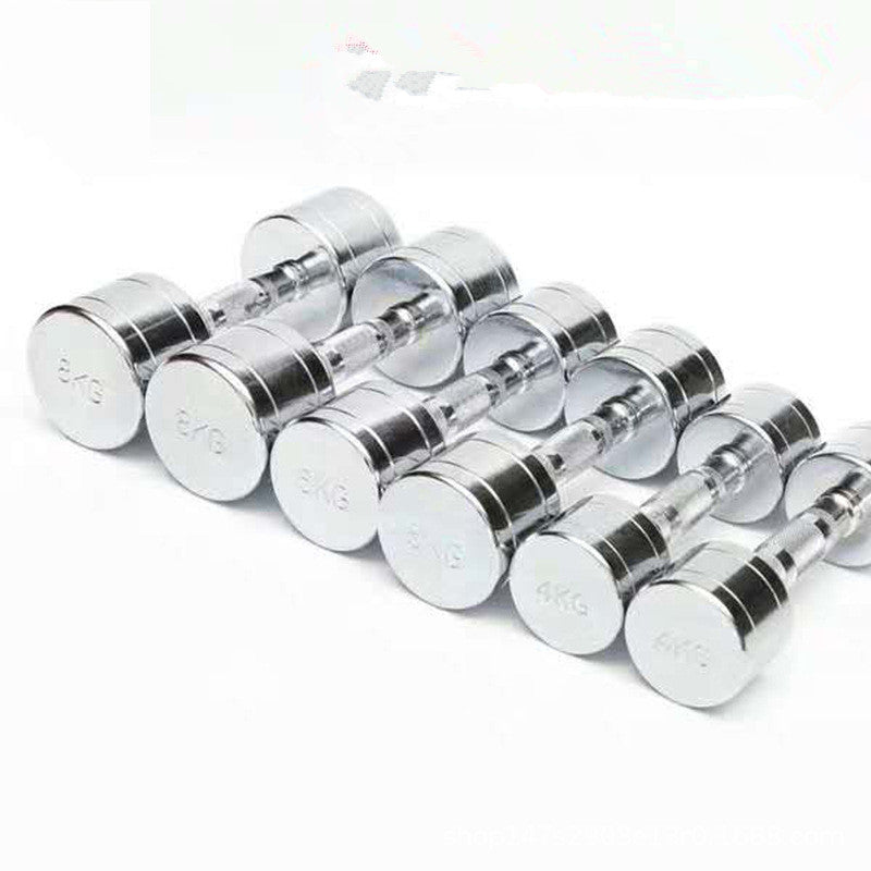 Electroplated Steel Dumbbell Set