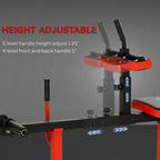 Adjustable Seated Calf Raise Machine – Red