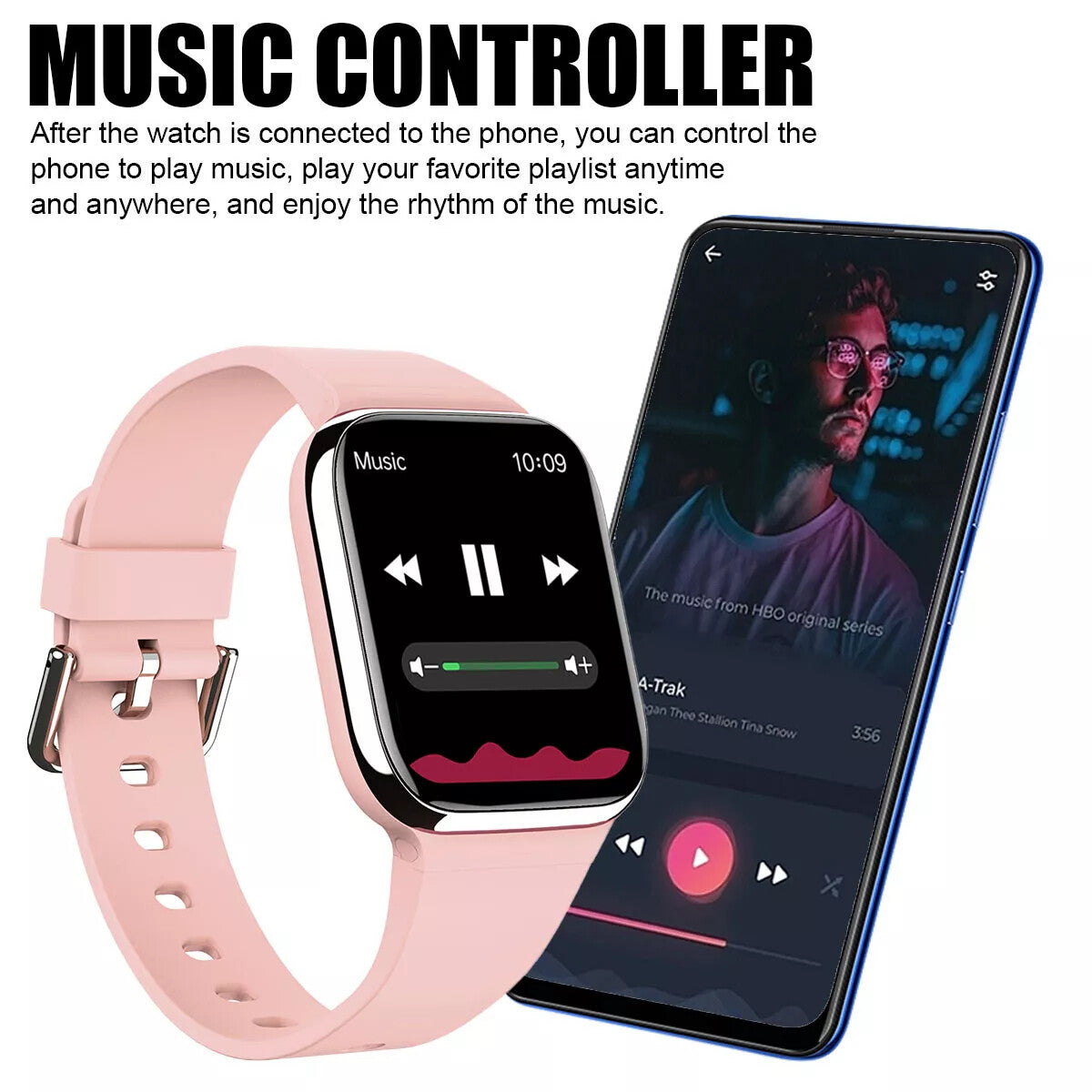 Smart Watch with Blood Pressure & Heart Rate