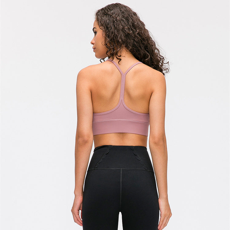 Hollow-Back Pilates Sports Bra