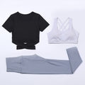 Three-Piece Gym Yoga Speed Suit