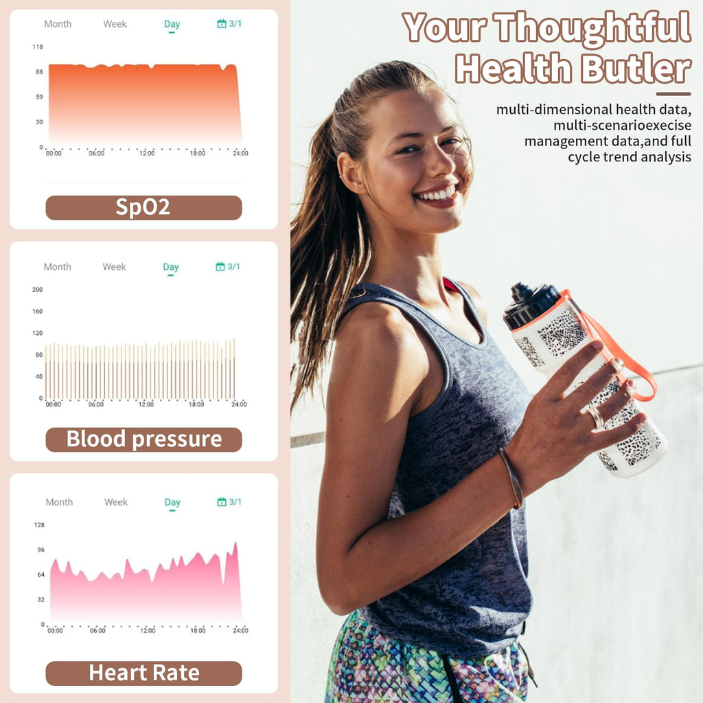 Smart Health Ring – Rose Gold