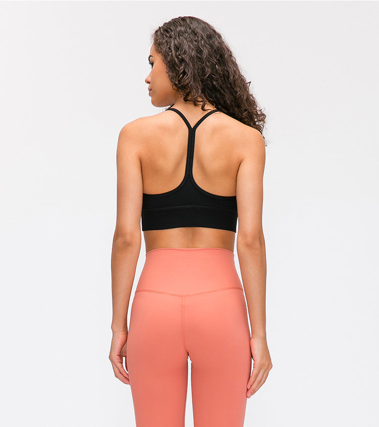 Hollow-Back Pilates Sports Bra