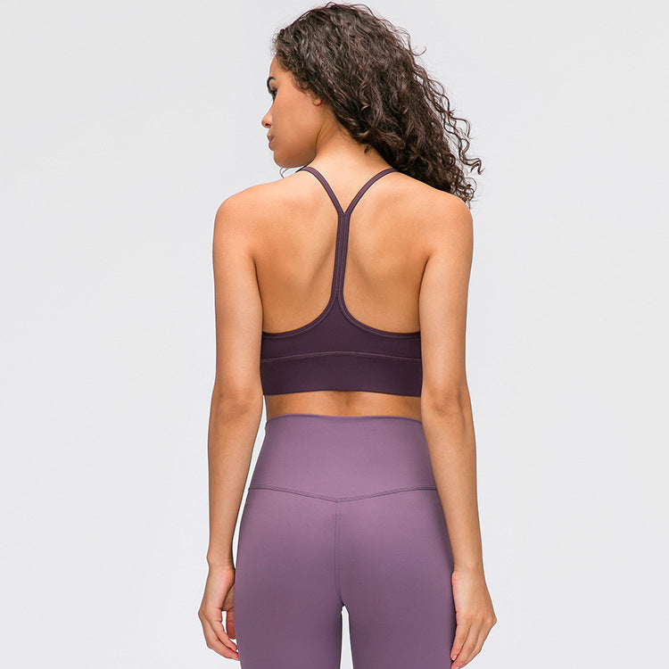 Hollow-Back Pilates Sports Bra