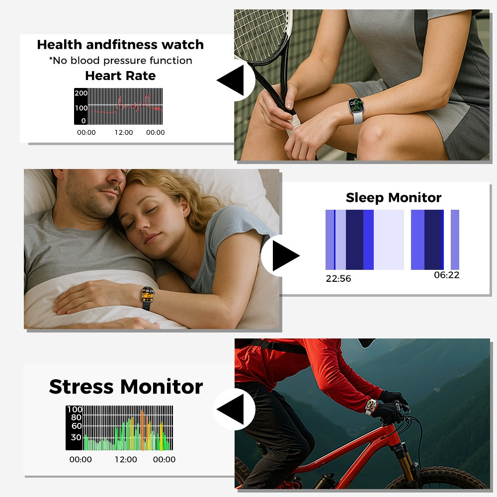 1.95" Smart Watch – Multi-Sport Modes