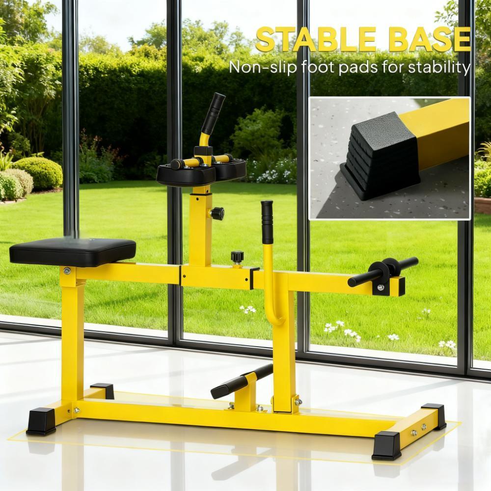 Yellow Home Gym Equipment Set