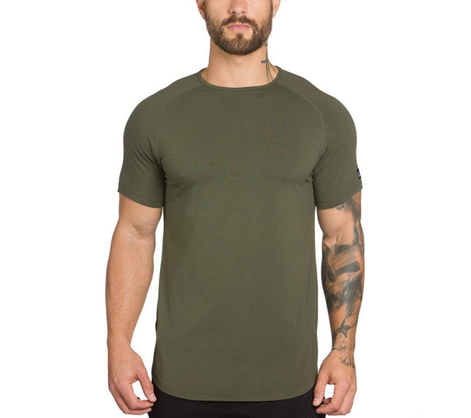 Men's Plain Fitness Training Shirt
