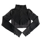 Women's Long-Sleeve Seamless Gym Top