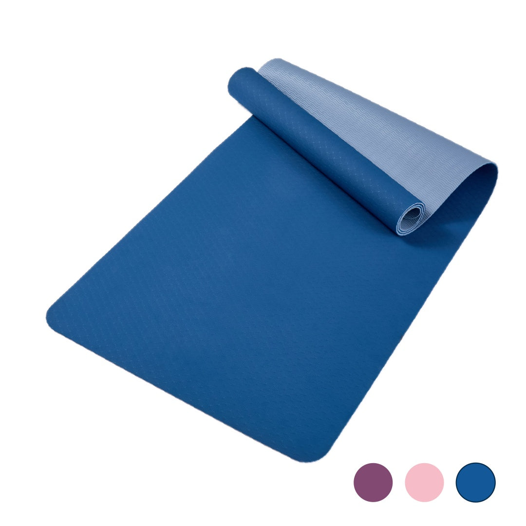 TPE Non-Slip Yoga Mat 72x24 (Purple)