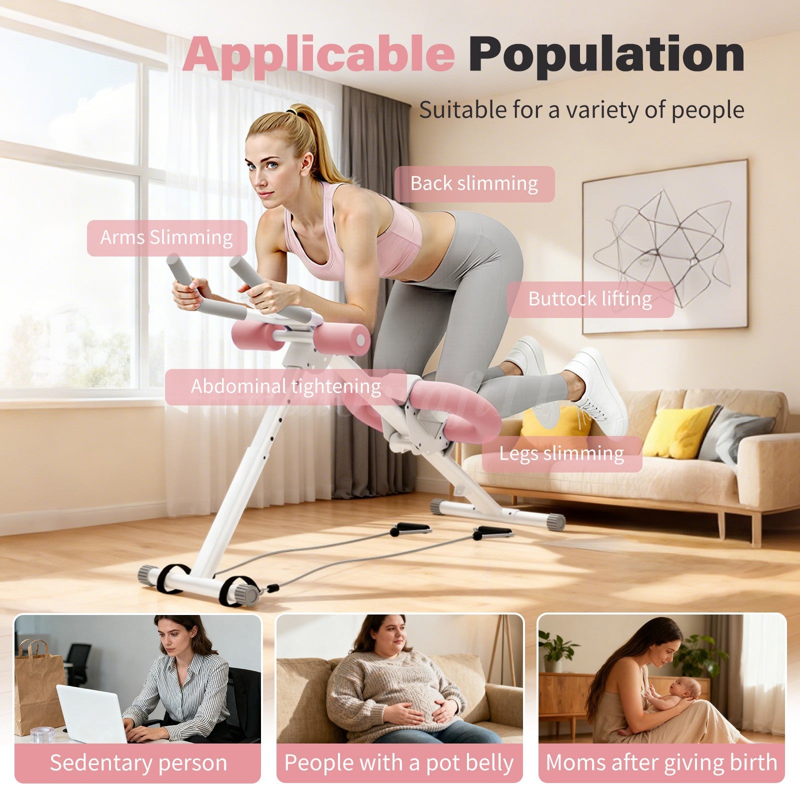 Ab Crunch Trainer Machine