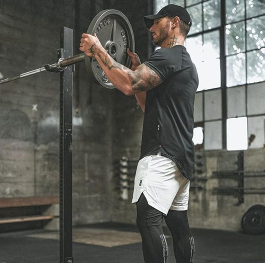 Men's Plain Fitness Training Shirt