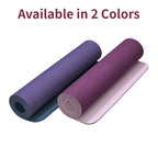TPE Non-Slip Yoga Mat 72x24 (Blue)