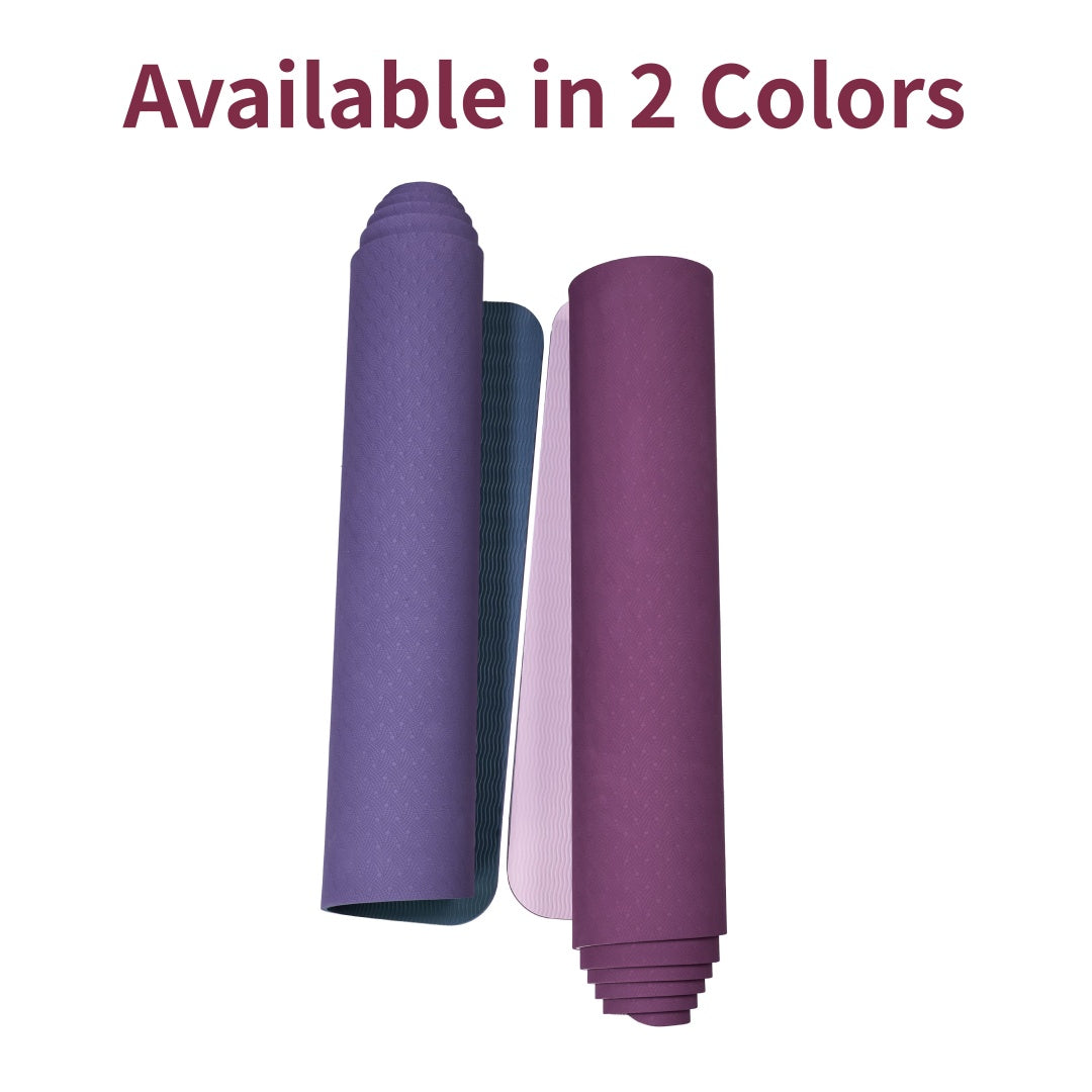 TPE Non-Slip Yoga Mat 72x24 (Blue)