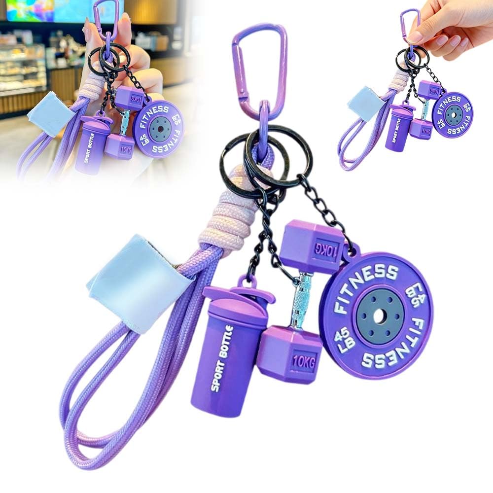 Mini Gym Keychain Set (4-Pack)