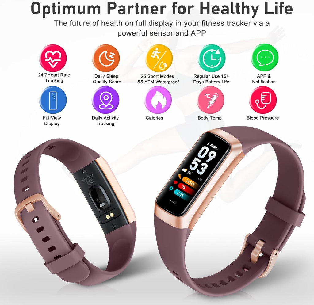 Fitness Tracker with Heart Rate & SpO2