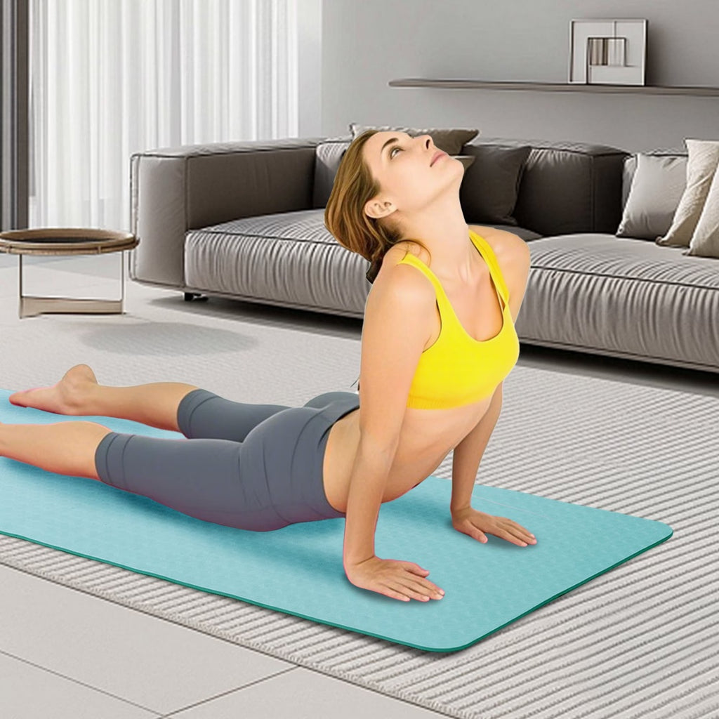 TPE Non-Slip Yoga Mat 72x24 (Green)