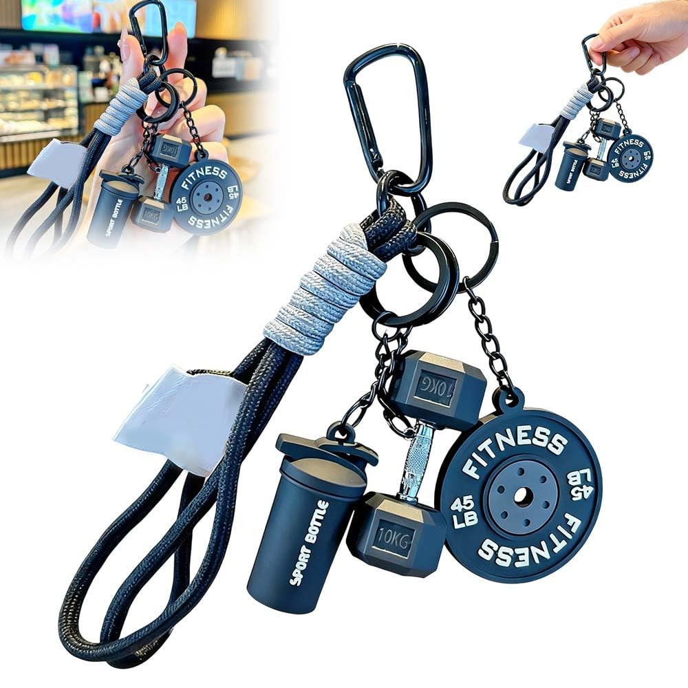 Mini Gym Keychain Set (4-Pack)