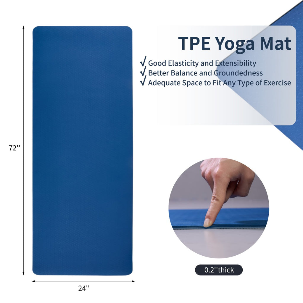 Professional TPE Non-Slip Yoga Mat 72x24 (Variant)