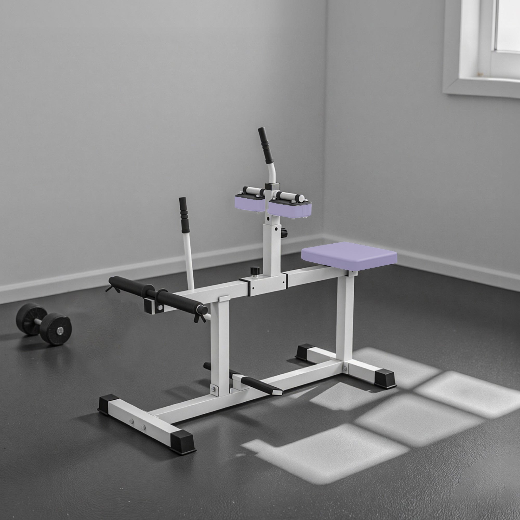 Adjustable Seated Calf Raise Machine – Purple