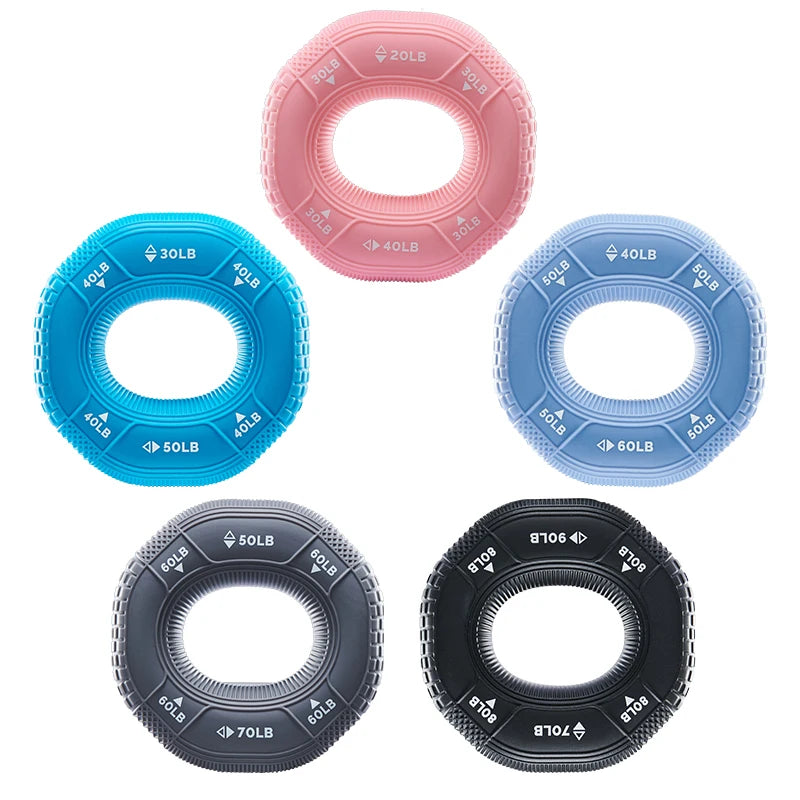 Silicone Finger Grip Strengthener Ring