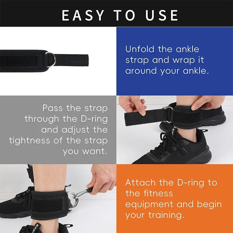 Padded Ankle Strap for Cable Machine