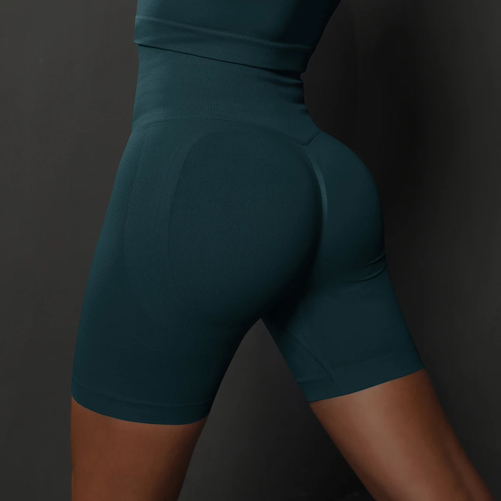 High-Waist Yoga Shorts for Women