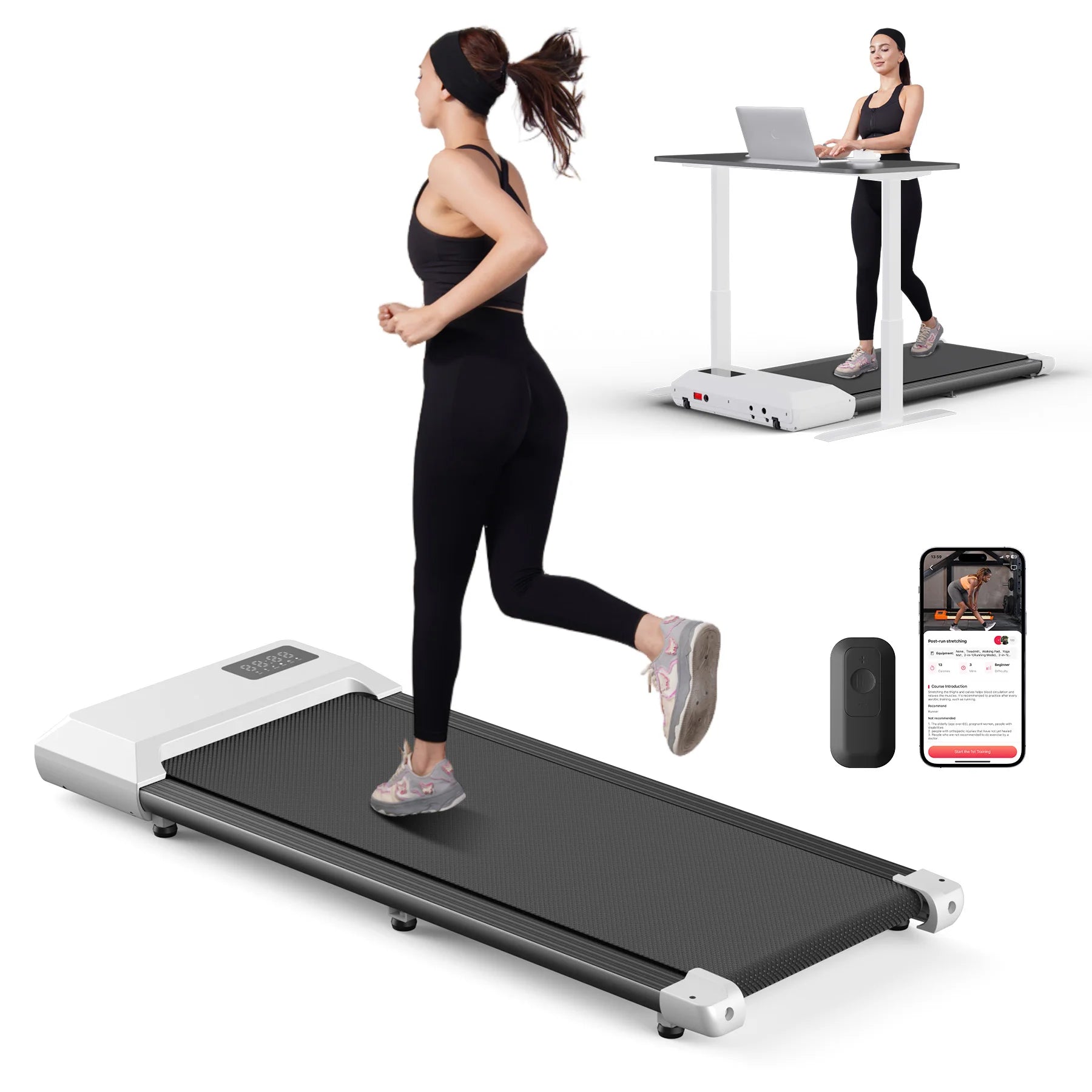 2.5HP Folding Treadmill with LCD Display