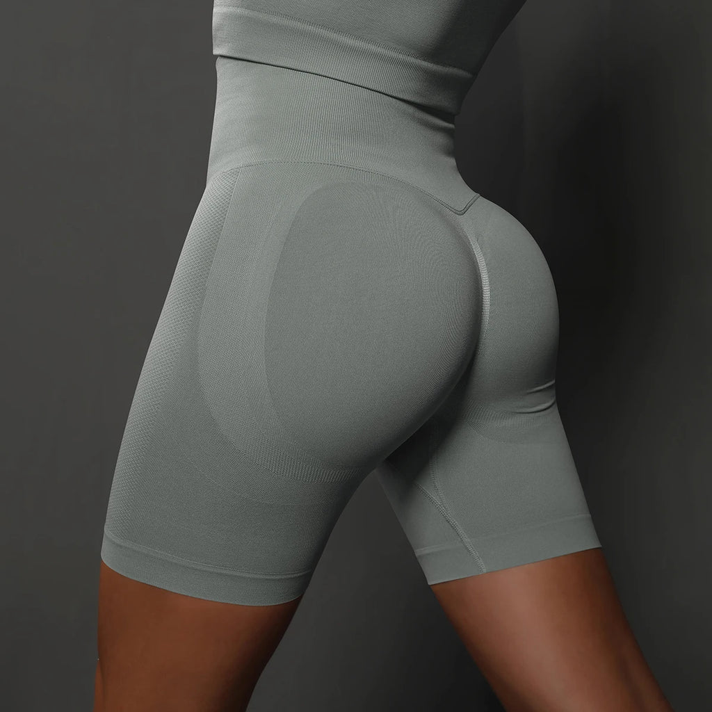 High-Waist Yoga Shorts for Women